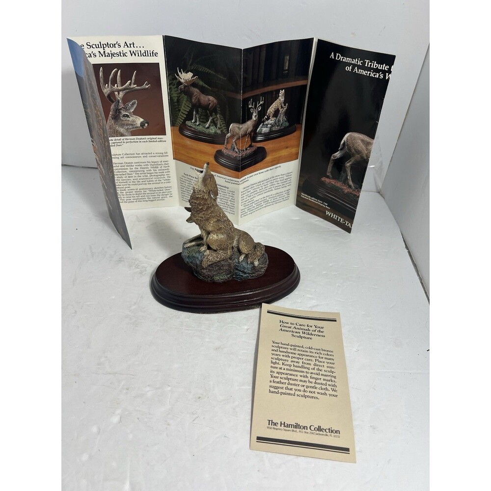 Hamilton Collection Great Animals of the American Wilderness -  Wolf 1983